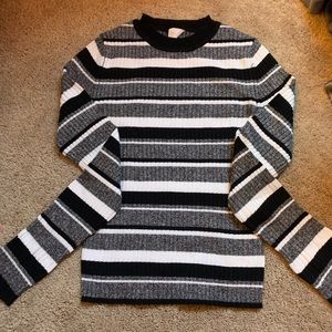 h&m striped sweater